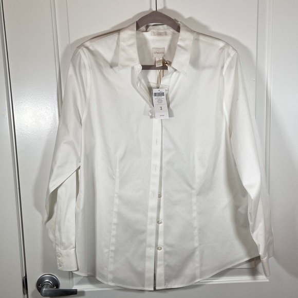 Chico's No-Iron Caroline Shirt - Picture 2 of 5